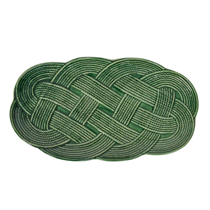 Le Panier Mystic Knot 15" Hostess Tray - Basil