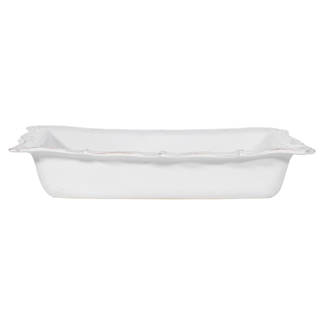 Berry &amp; Thread 17" Rectangular Baker - Whitewash