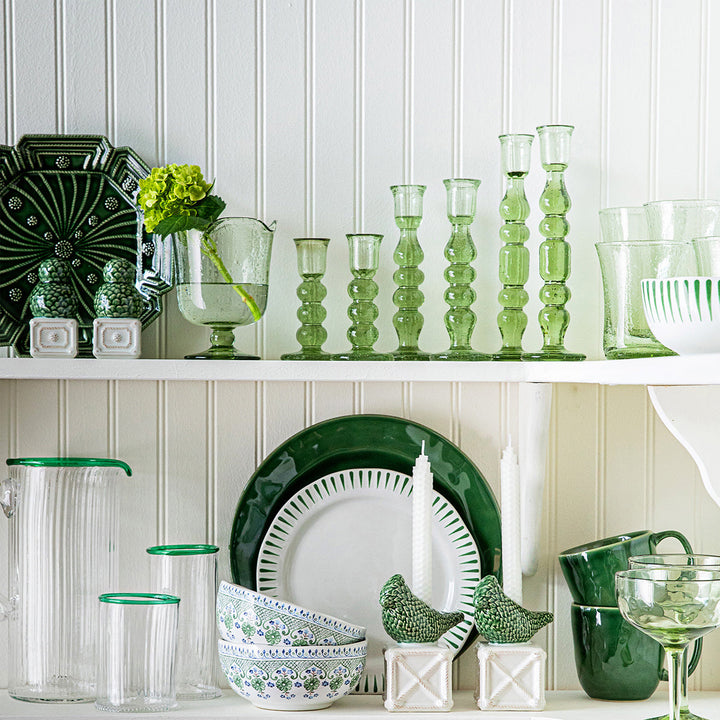 Provence 7" Candlestick Set/2 - Basil