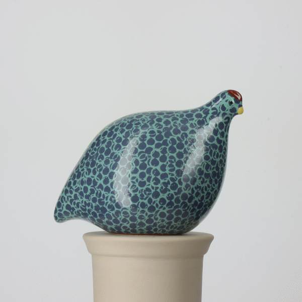 Quail, Blue Spotted Turquoise / Small