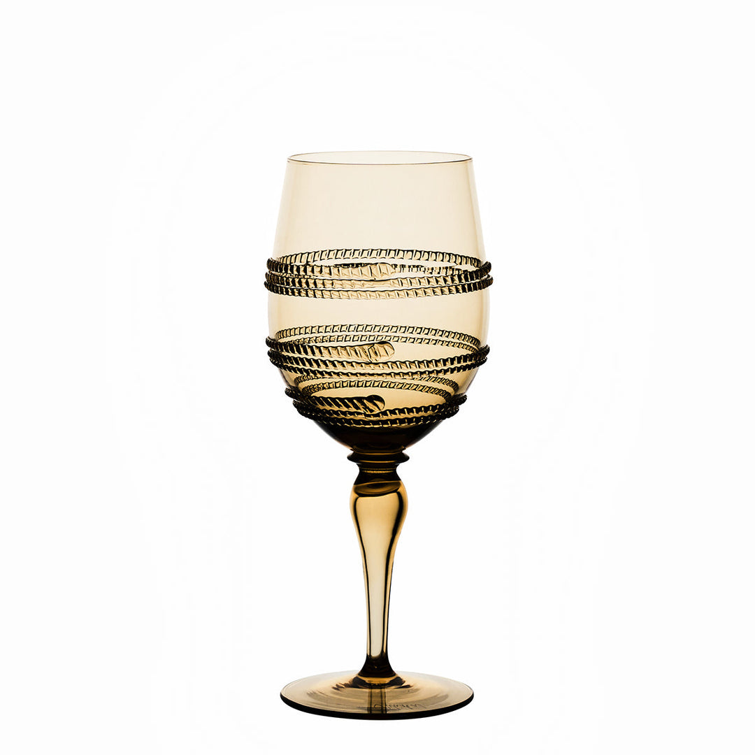 Ella Wine Glass - Amber