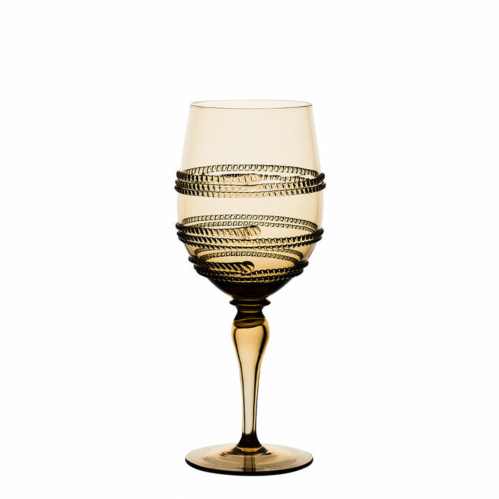 Ella Wine Glass - Amber