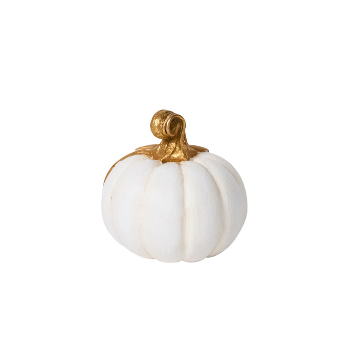 Forest Walk Pumpkin Place Card Holder Set/4 - Gold
