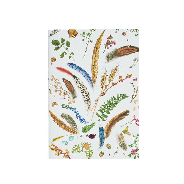 Forest Walk Embroidered 7" x 10" Paper Journal - Multi