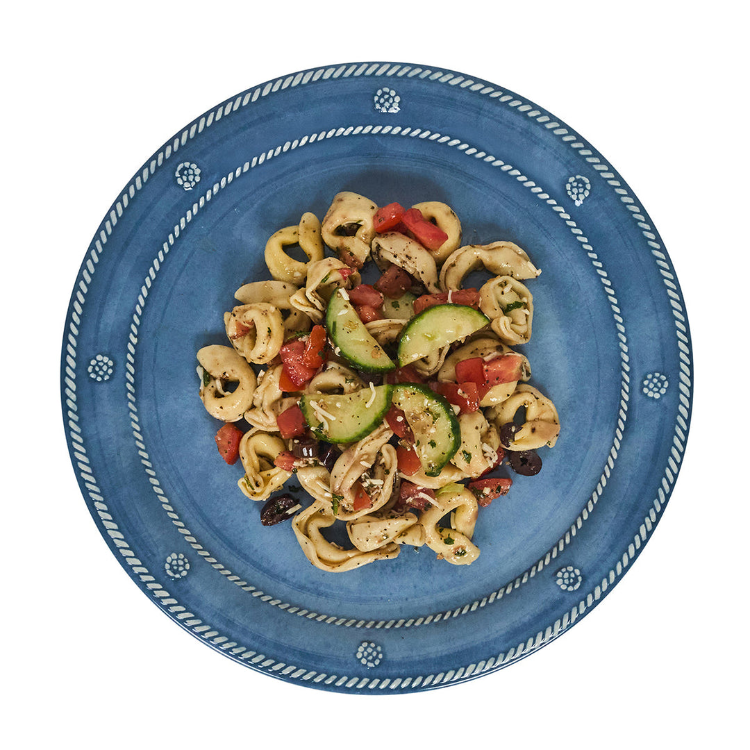 Berry &amp; Thread Melamine Dinner Plate Set/4 - Ocean