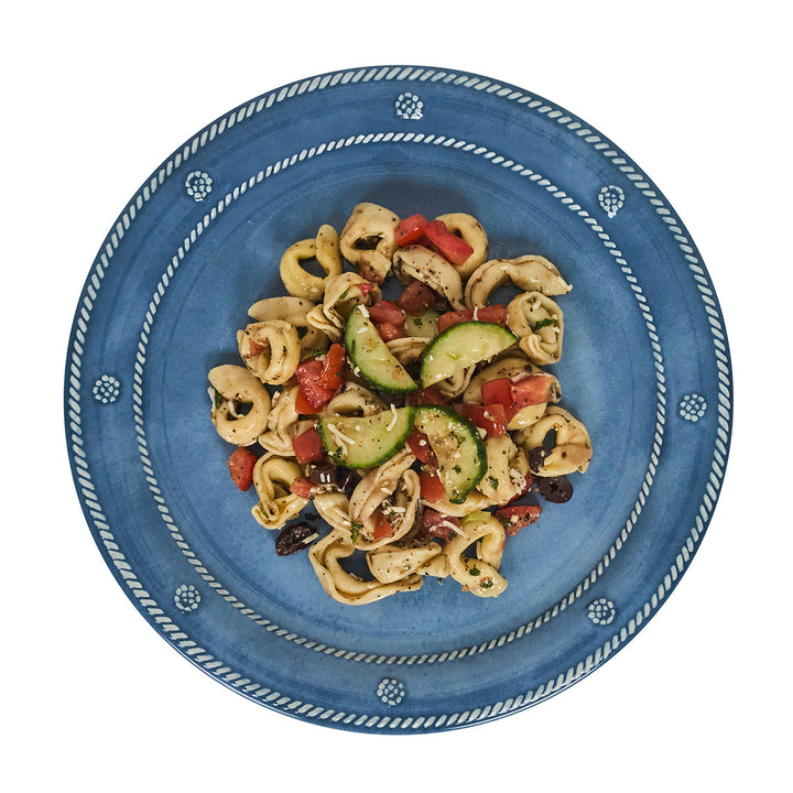 Berry &amp; Thread Melamine Dinner Plate Set/4 - Ocean