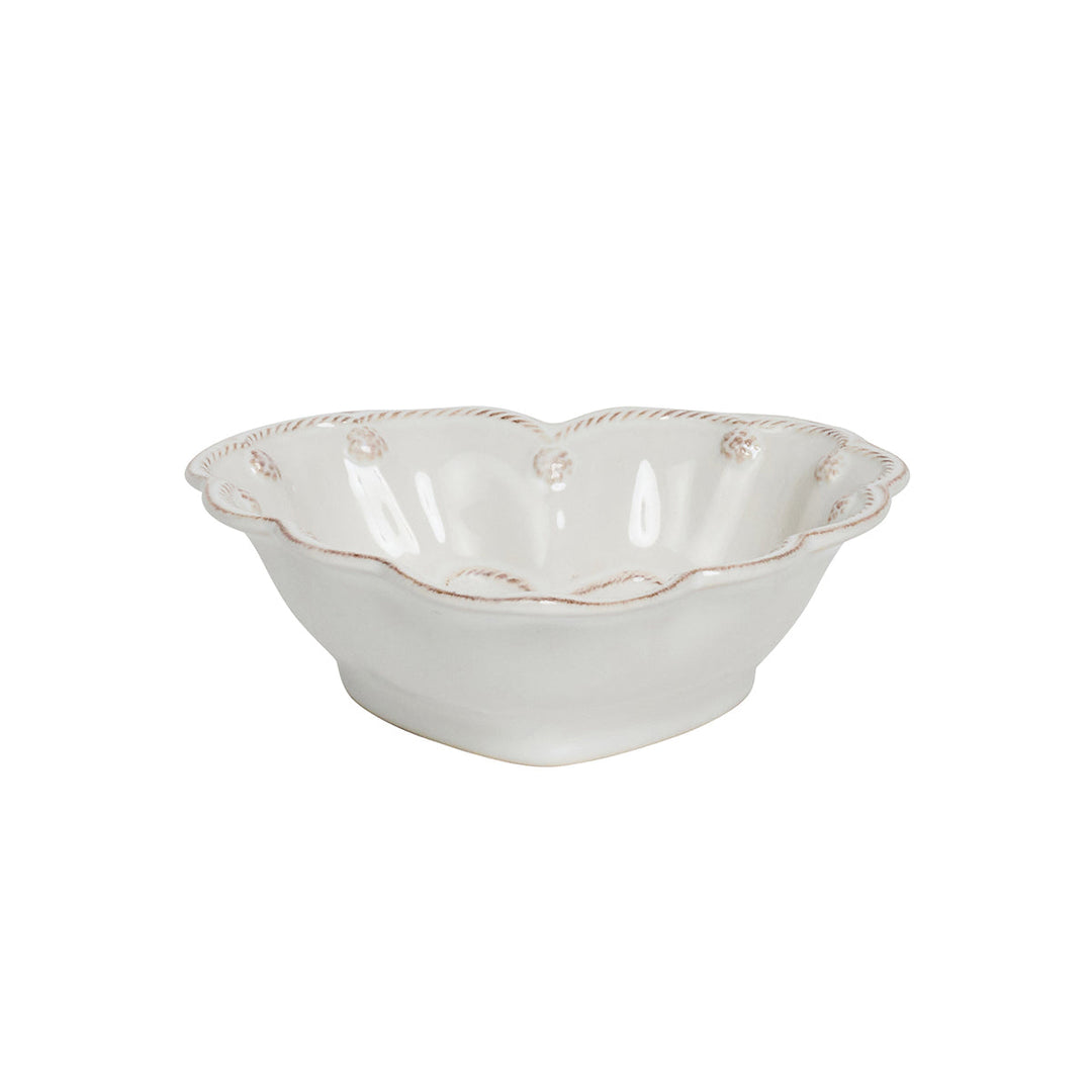 Berry &amp; Thread 6.5" Heart Bowl - Whitewash