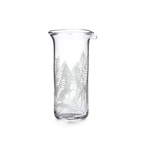 Engraved Fern Ascutney Bar Pitcher - Tall