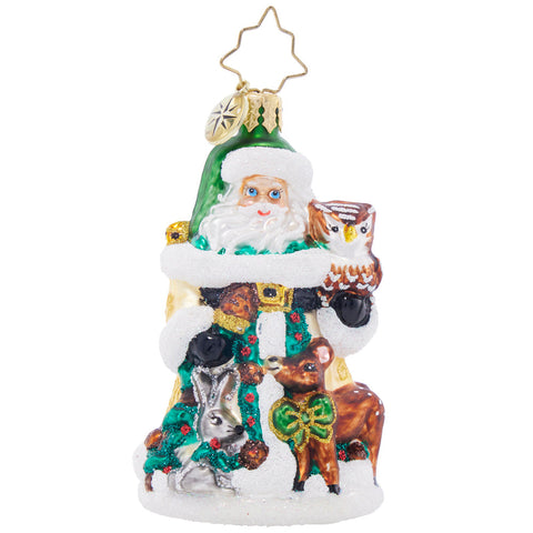 Woodland Friends Santa Gem