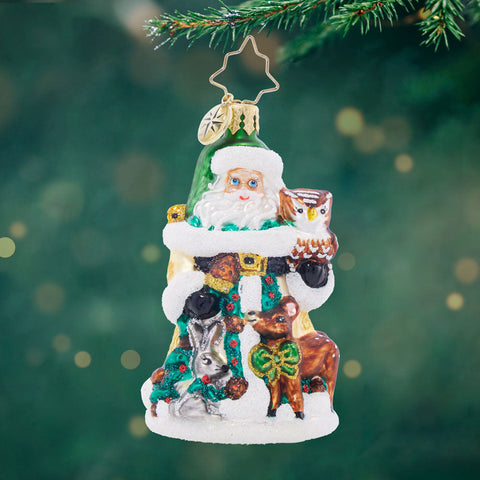 Woodland Friends Santa Gem