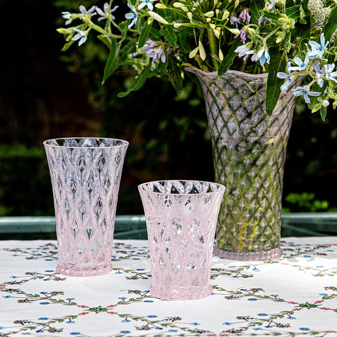 Trellis Small Tumbler - Blush