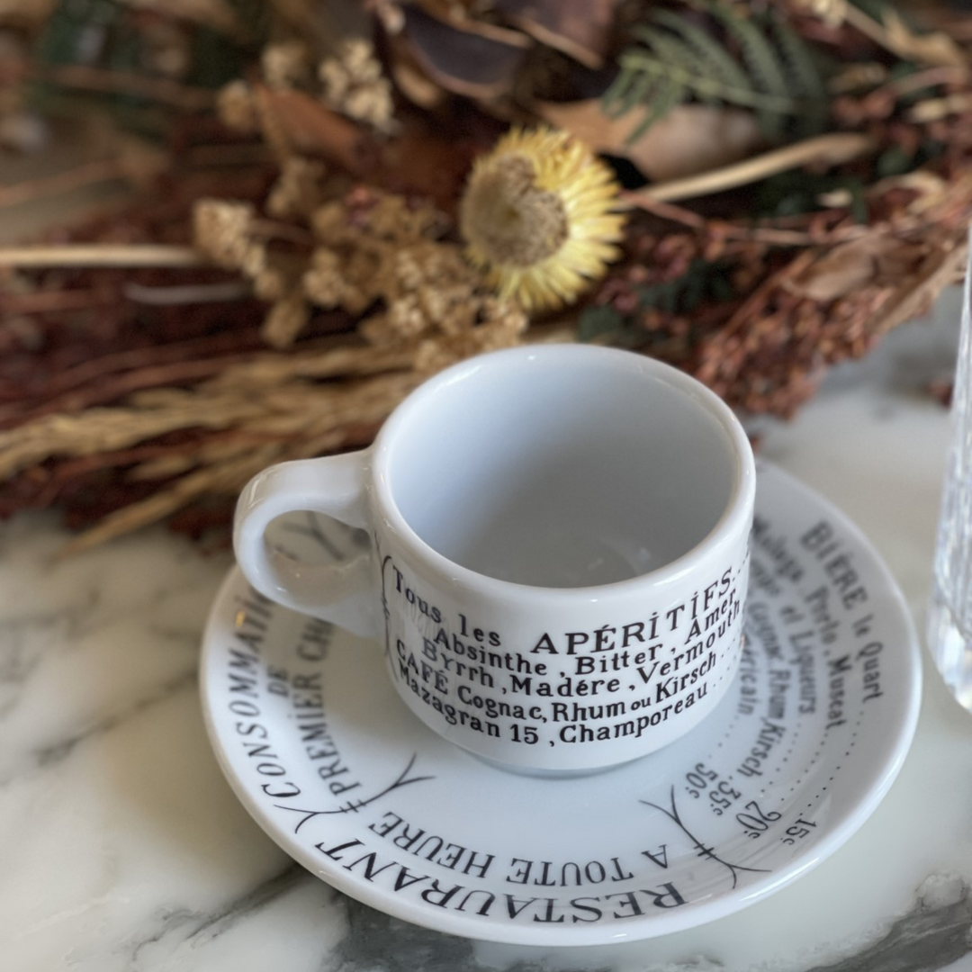 Brasserie Espresso Cups, Set of 4