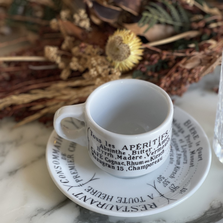 Brasserie Espresso Cups, Set of 4