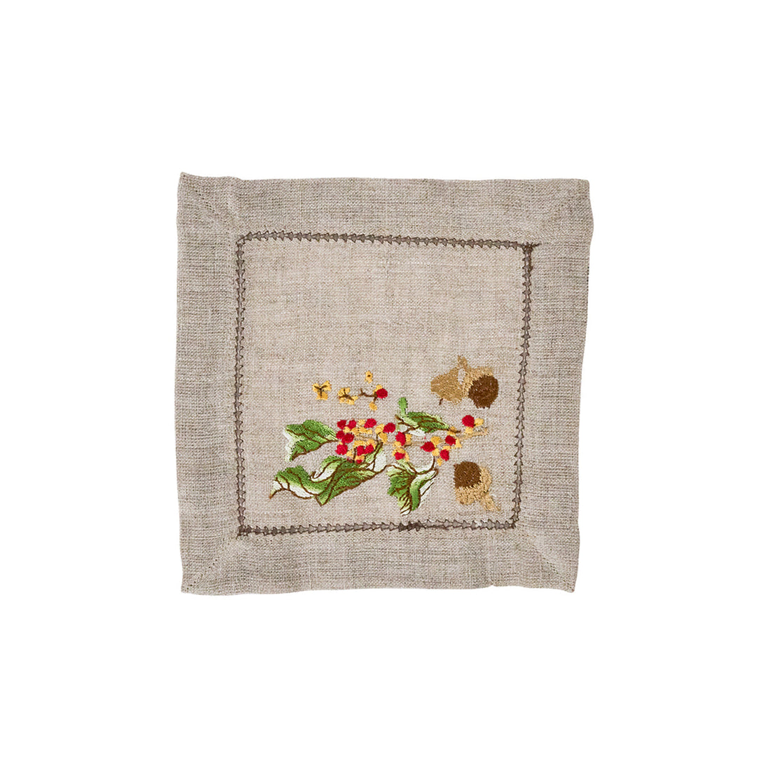 Forest Walk Cocktail Napkin Assorted Set/4 - Multi