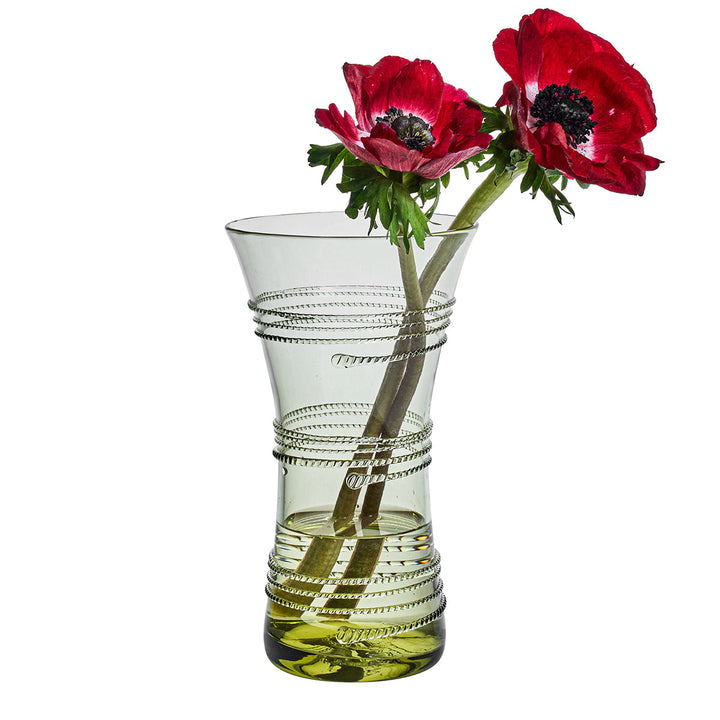 Ella 9" Corset Vase - Green