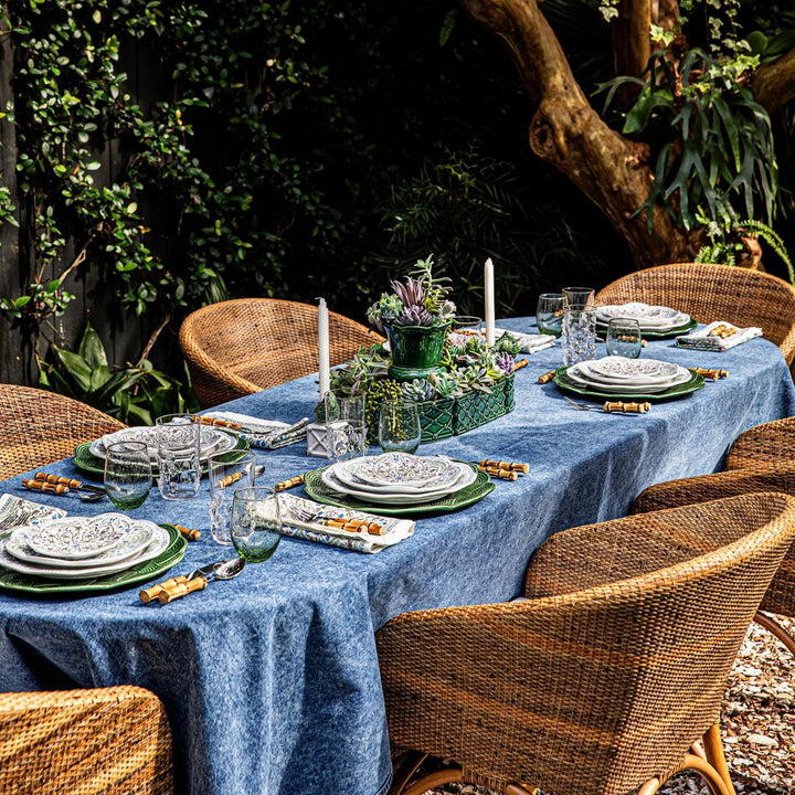 Denim 60" x 120" Tablecloth - Blue