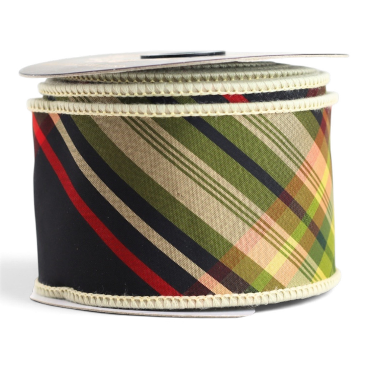 Huntington Plaid Taffeta Fused 2.5x10YD