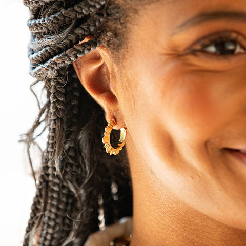 Bliss Hoop Earrings - Gold