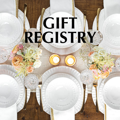 Our Gift Registry is Wedding ready!