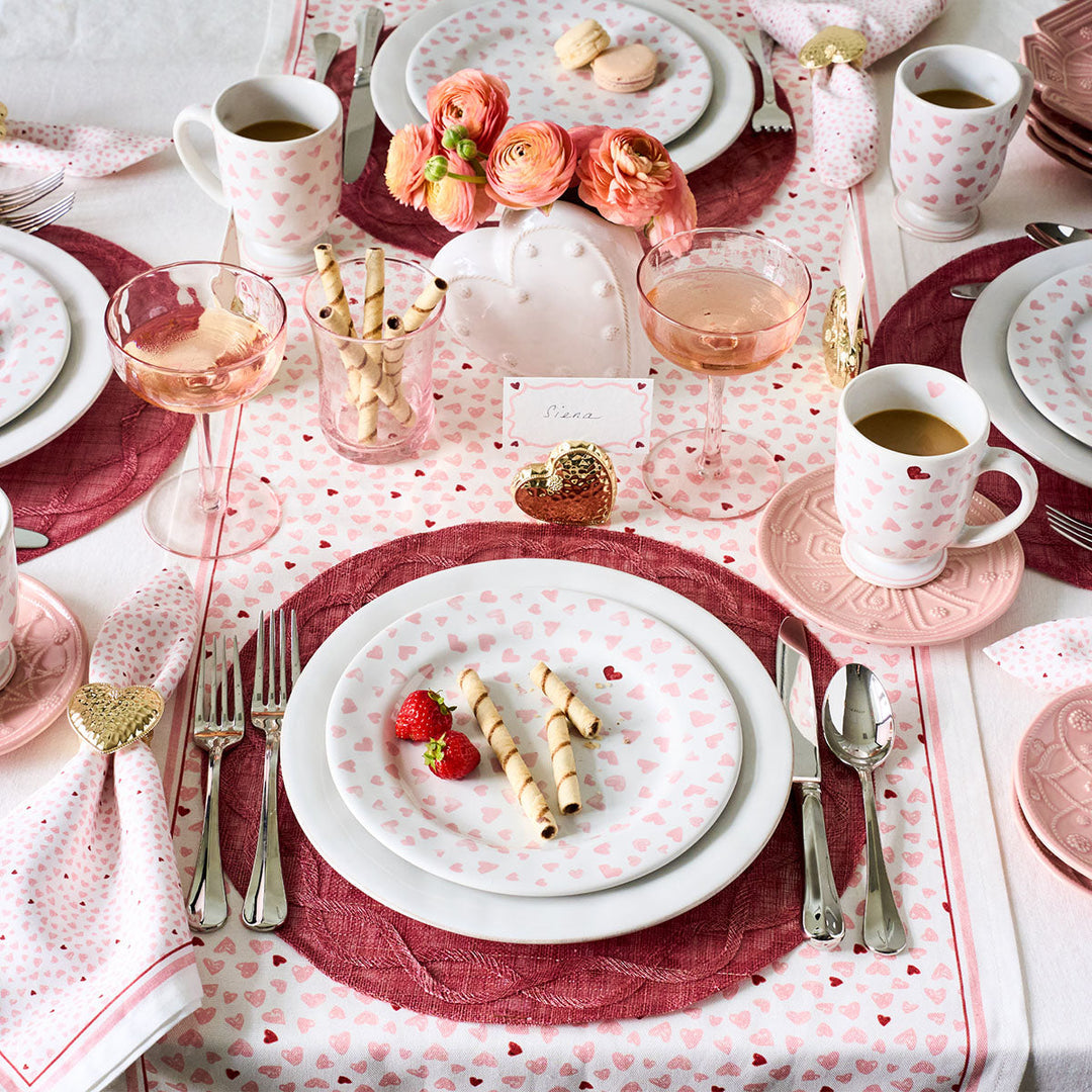 Love You More 18" x 90" Table Runner - Pink