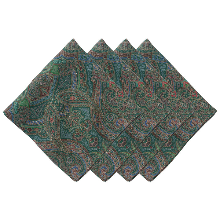 Paisley Napkin Set/4 - Evergreen
