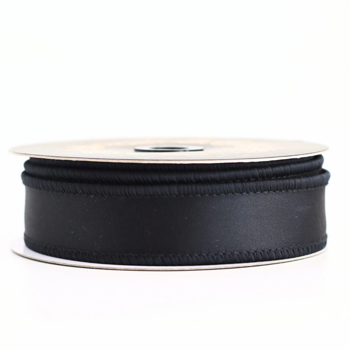 Black Satin DBL Fused 1x10YD
