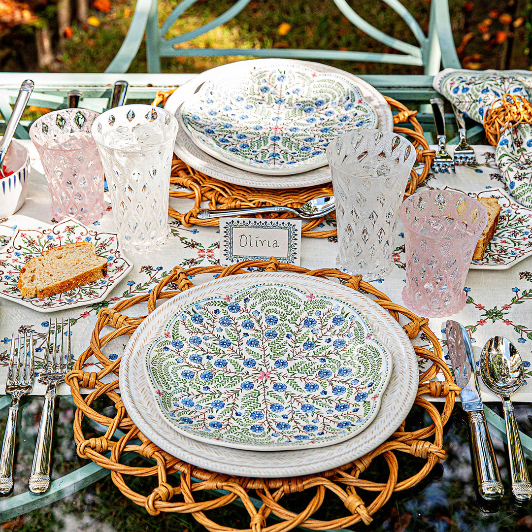 Trellis Large Tumbler - White