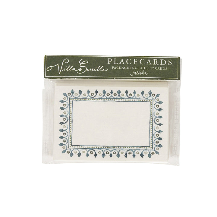 Villa Seville Place Card Set/12- Chambray