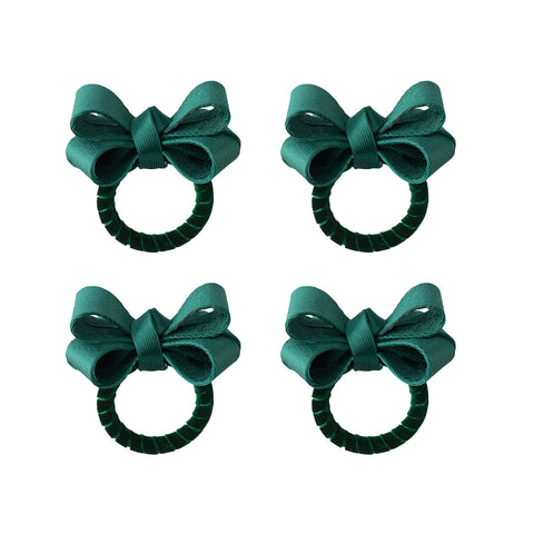 Tuxedo Napkin Ring Set/4 - Green