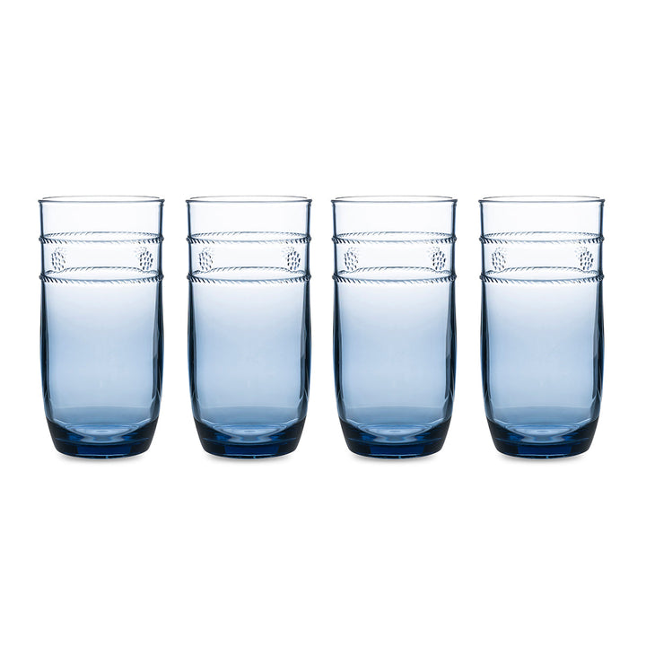 Isabella Acrylic Large Tumbler Set/4 - Blue