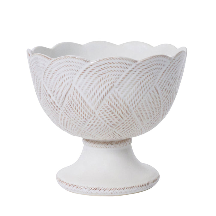 Le Panier Mystic Knot Footed Bowl - Whitewash