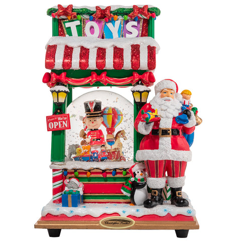 Toy Shop Santa Snowglobe