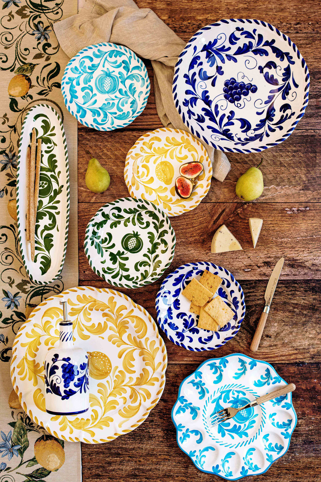 Arezzo Aqua Egg Platter