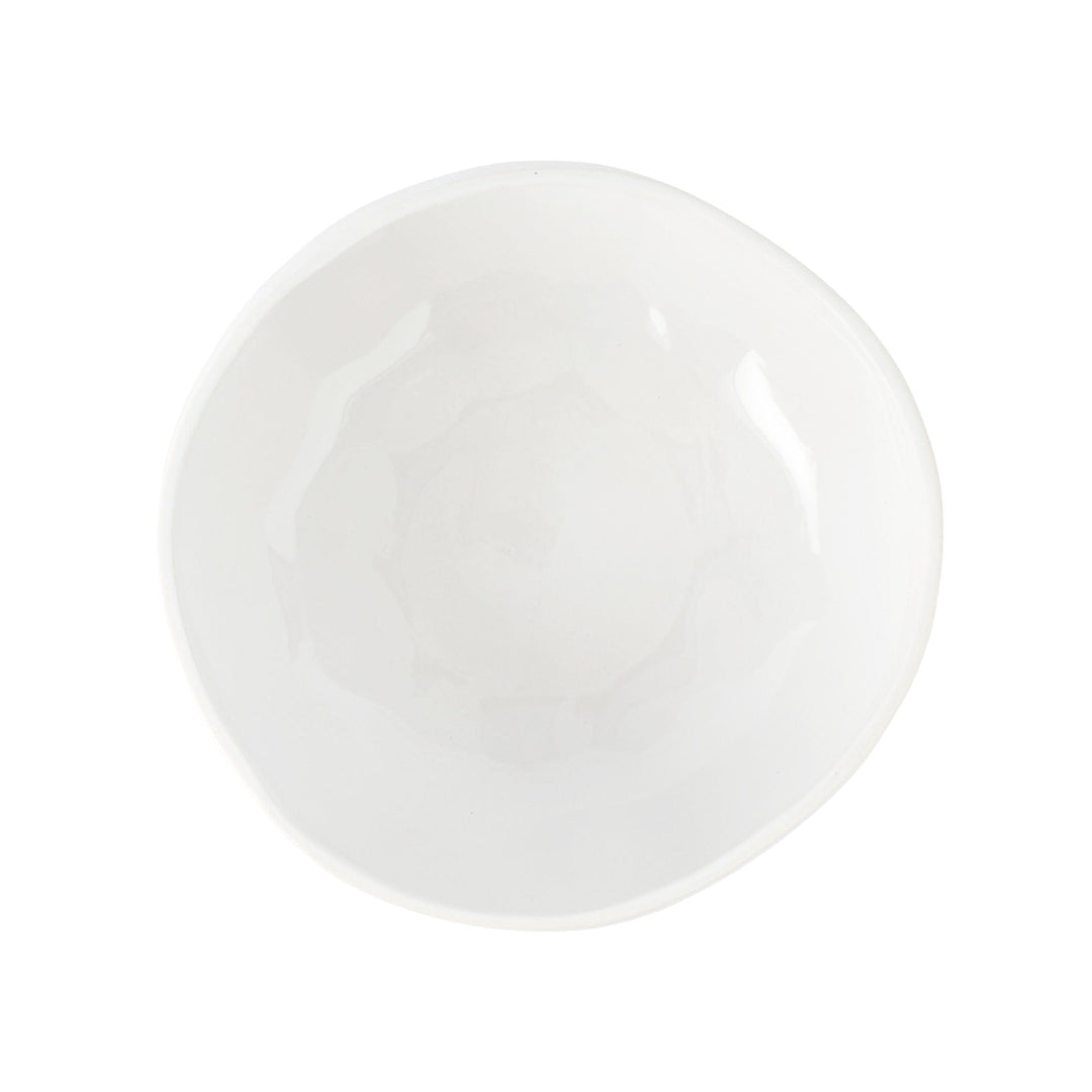 Aria White Organic Large Serving Bowl