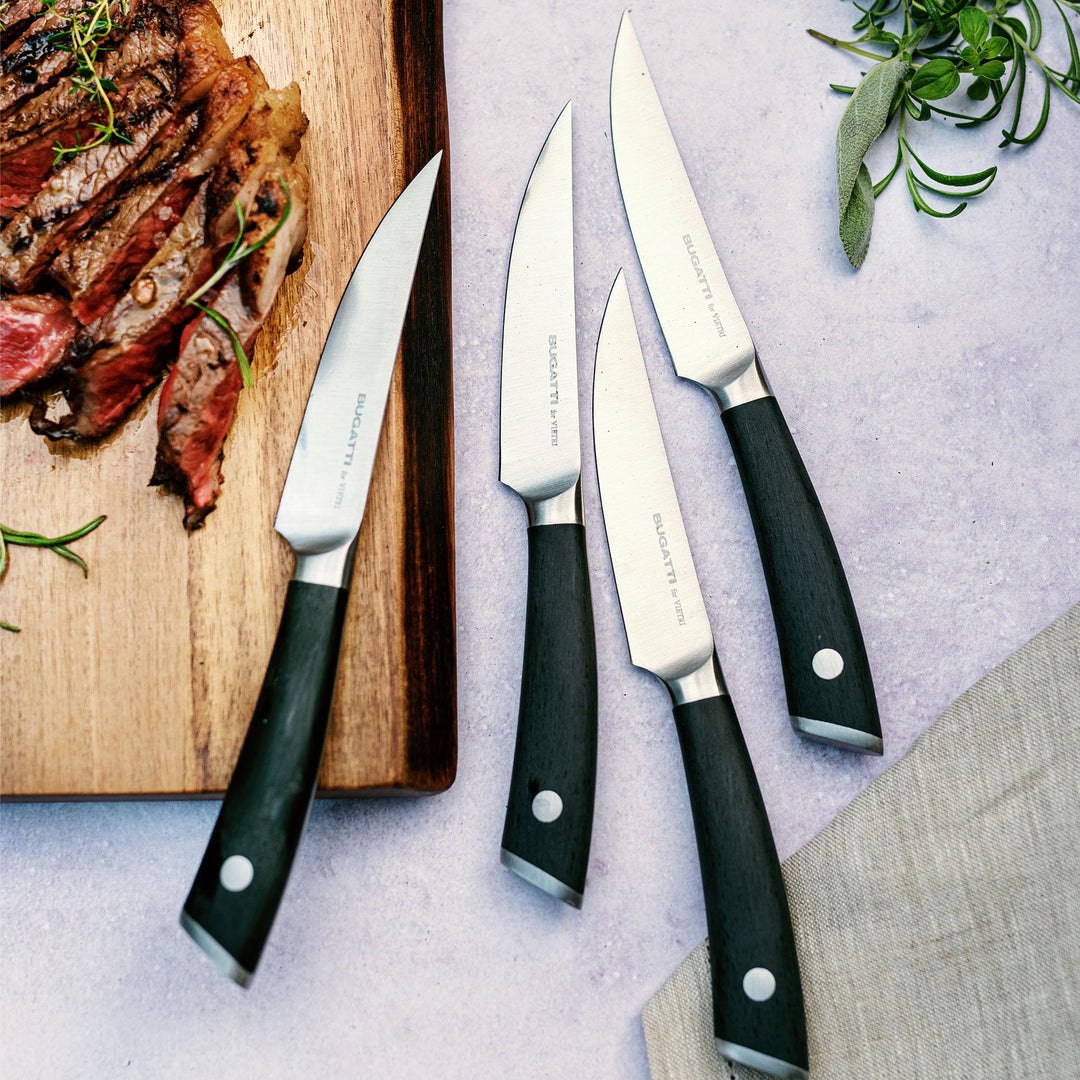 Coltelli Black Steak Knives - Set of 4