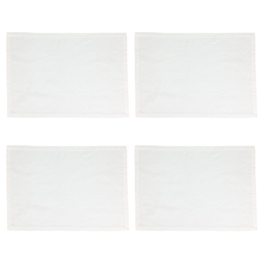 Damask Placemats - Set of 4