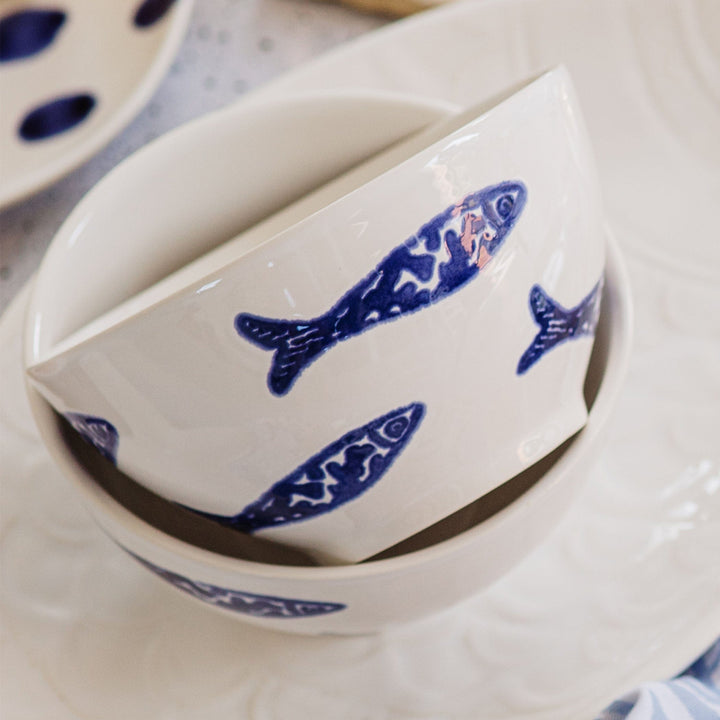 Santorini Minnows Cereal Bowl