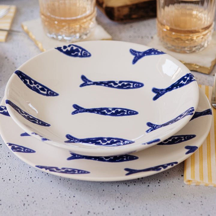 Santorini Minnows Dinner Plate