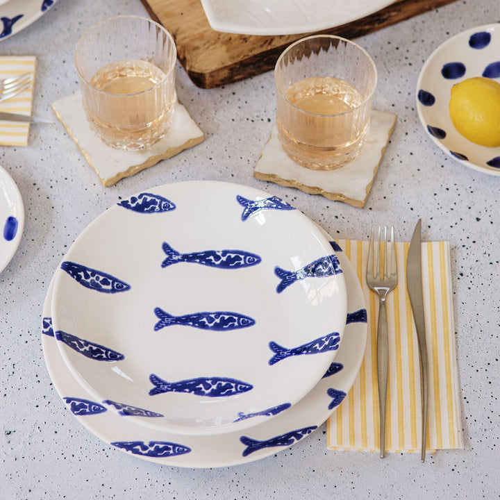 Santorini Minnows Pasta Bowl