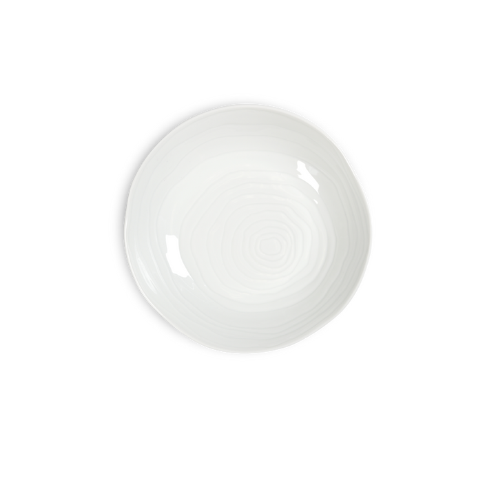 Teck 9" White Shallow Pasta Bowls, Set of 4