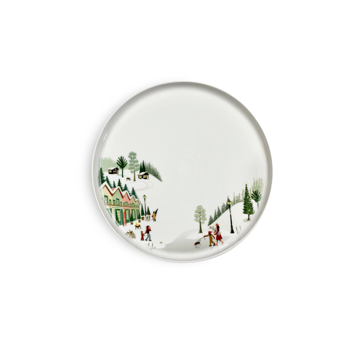 Winter Decor Toulouse Plate 10", Set of 4