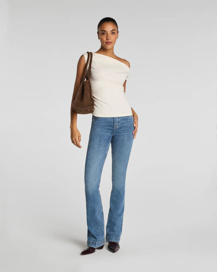 SPANXshape® EveryWear Pull-On Flare Jeans (Antique Indigo)