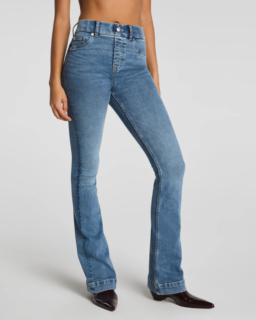 SPANXshape® EveryWear Pull-On Flare Jeans (Antique Indigo)