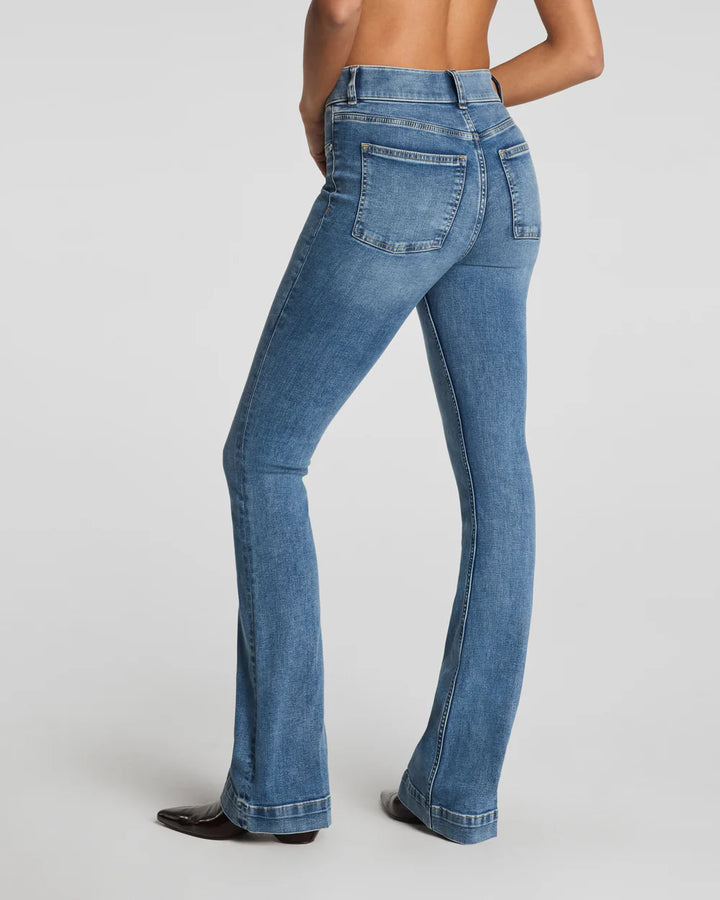 SPANXshape® EveryWear Pull-On Flare Jeans (Antique Indigo)