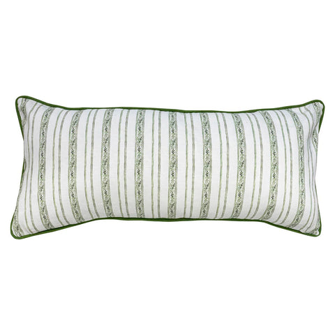 Seville 11" x 22" Pillow - Green