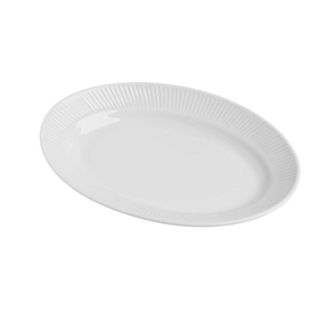 Plisse Oval Serving Platters