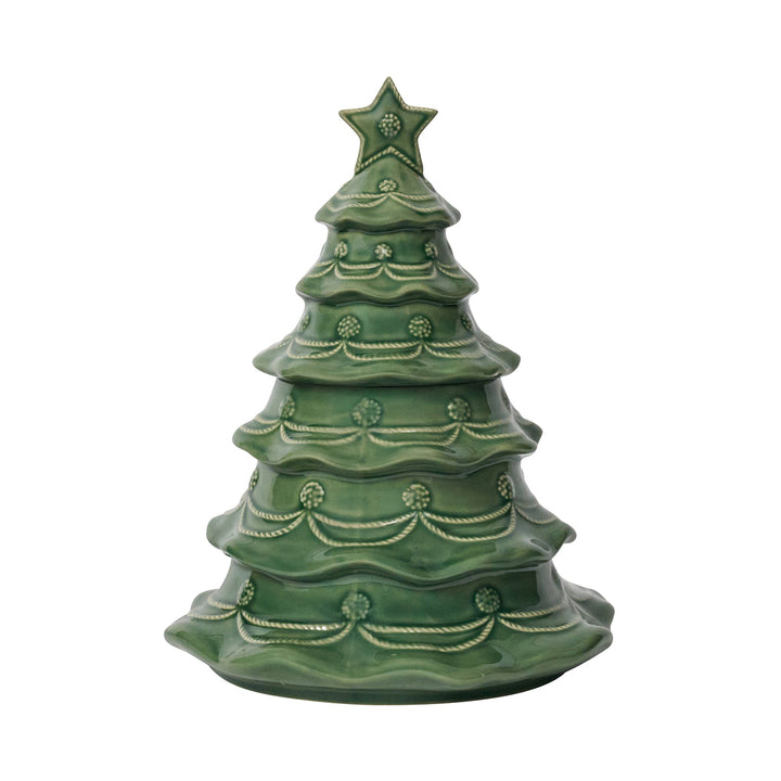 Berry &amp; Thread Christmas Tree Cookie Jar - Basil