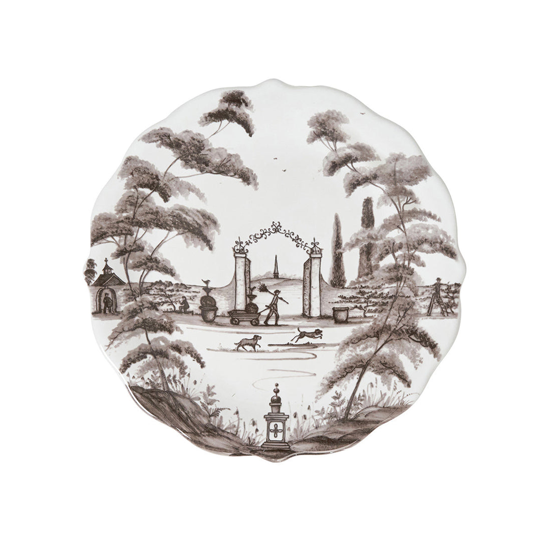 Country Estate Party Plate Assorted Set/4 - Flint Grey