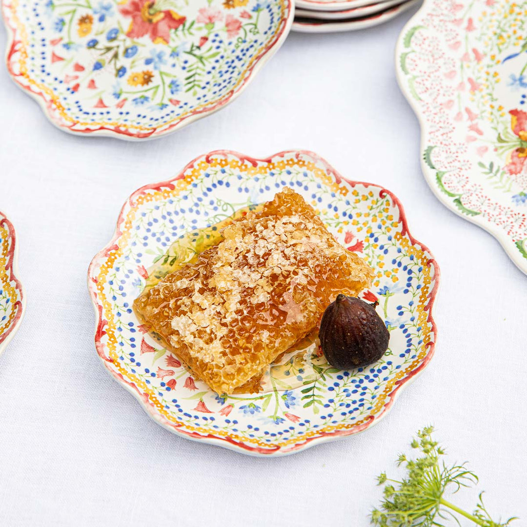 Sofia Side/Cocktail Plate Set/4 - Multi