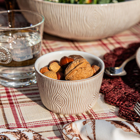 Blenheim Oak Ramekin - Whitewash